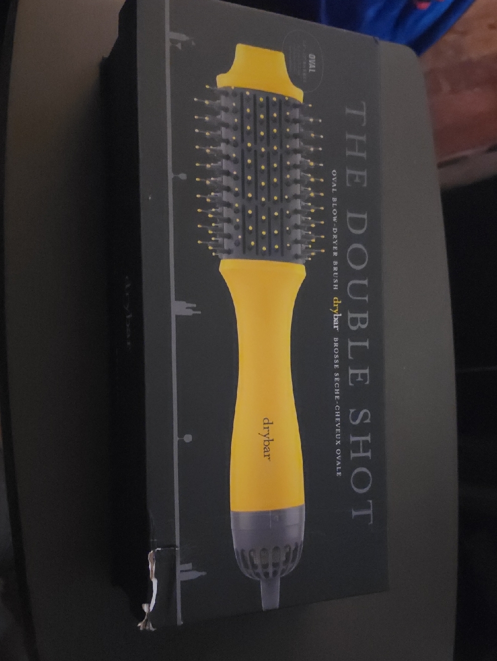 Drybar Double Shot Oval Blow-Dry Brush in Bright Yellow